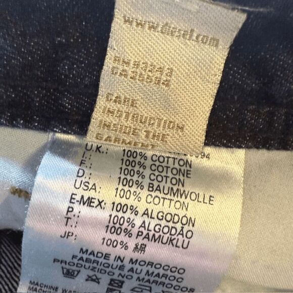 Darron Mens Dark Wash Blue Regular Slim Tapered Jeans Size 31 - Picture 8 of 9